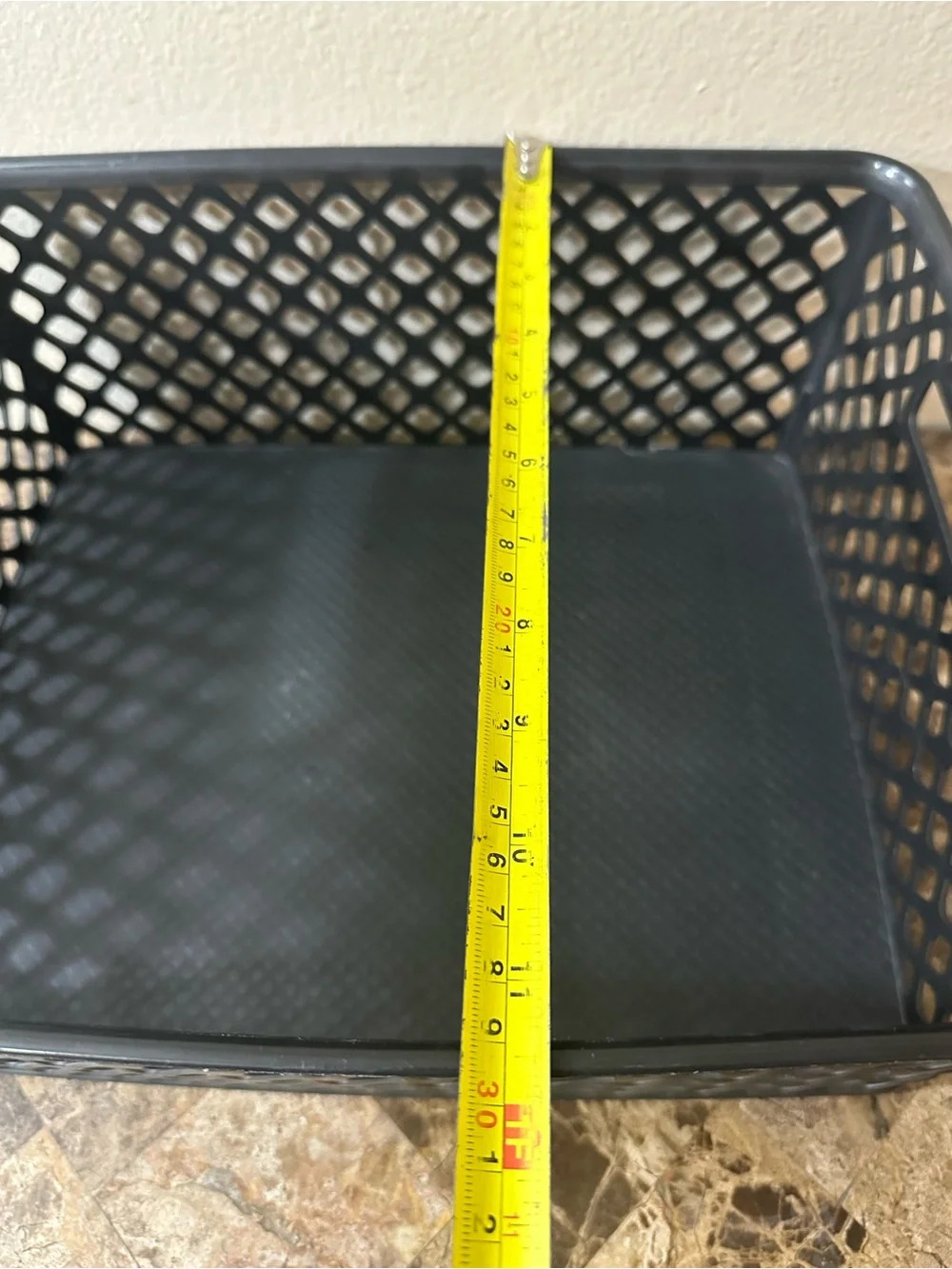 Black Plastic Basket